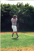 Alan golfing