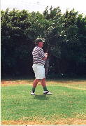 Alan golfing