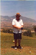 Alan golfing